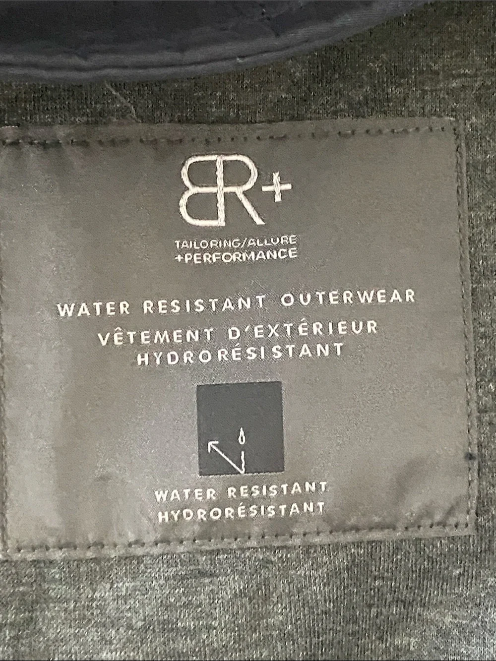 Banana Republic Water Resistant Mac Single Breasted Trench Coat Size Small
